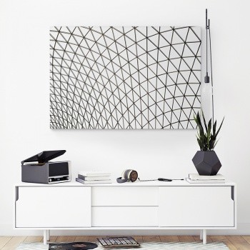 Fotolærred Ceiling in triangle pattern