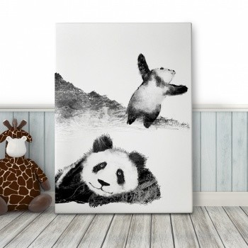 Fotolærred Resting panda