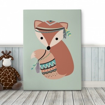 Fotolærred Indian fox