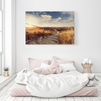 Fotolærred Jetty in beautiful surrounding