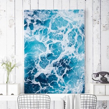 Fotolærred Sea water foam