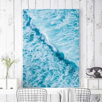 Fotolærred Sea water wave