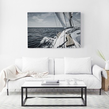 Fotolærred Boat in motion