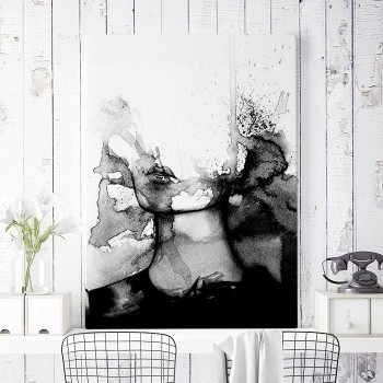 Fotolærred Watercolor Chin