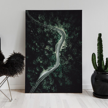 Fotolærred Forest road
