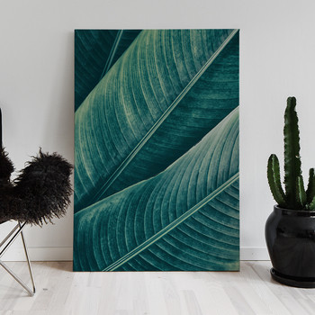 Fotolærred Palm leaf close