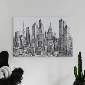 Fotolærred Sketched art 2