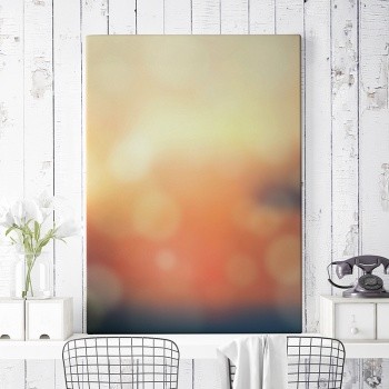 Fotolærred Diffuse warm light