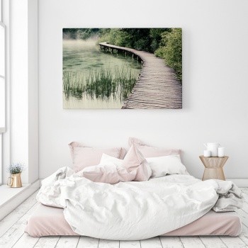 Canvastavla Jetty next to lake-0