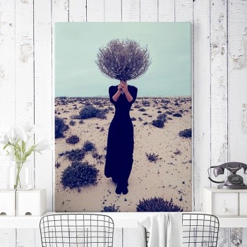 Fotolærred Behind the bush